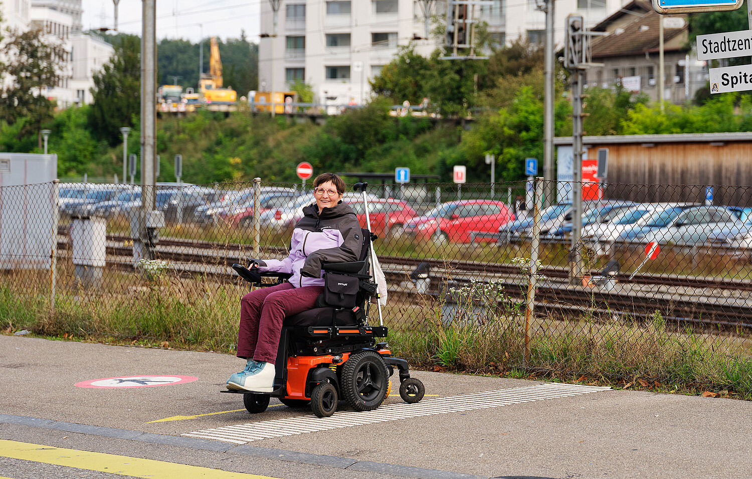 Fabienne Dütschler: “A ramp alone isn't enough to ensure accessibility. If it is too steep, wheelchairs can tip over.”