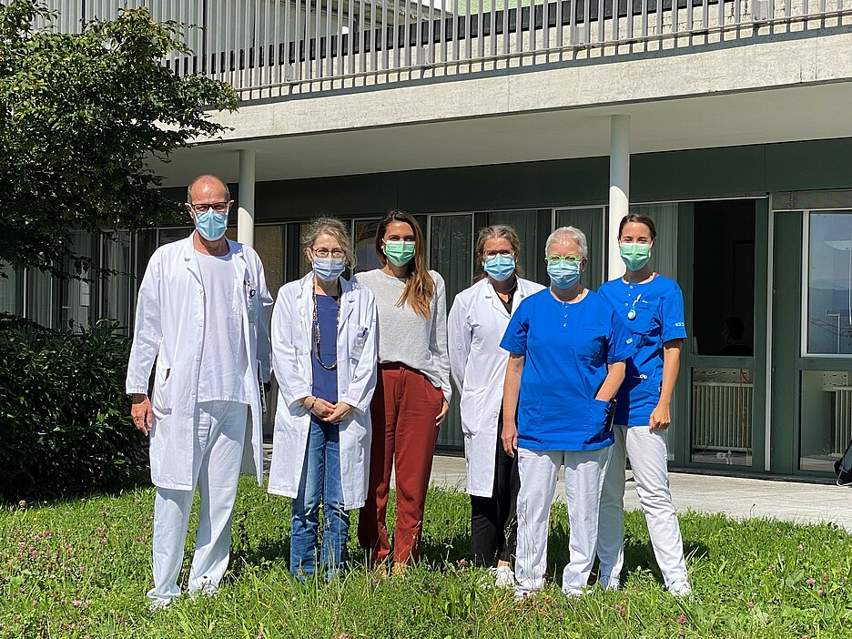 Das Team der interprofessionellen Long-Covid-Sprechstunde am Zürcher Stadtspital Waid. Es erhielt den SAMW-Award für Interprofessionalität. 