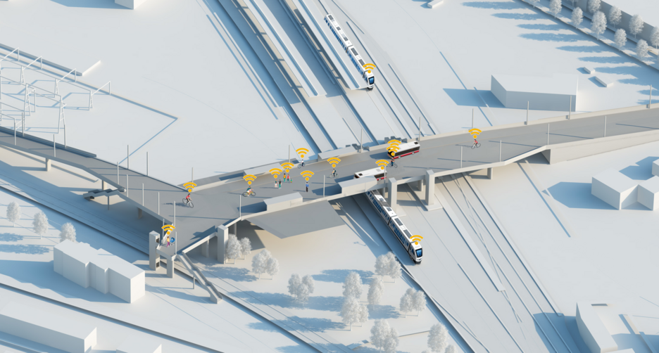 Der Standort Grüze eignet sich gut als Reallabor, weil er die Erforschung von Mobilitätsphänomenen an einem dynamischen Verkehrsknotenpunkt ermöglicht.