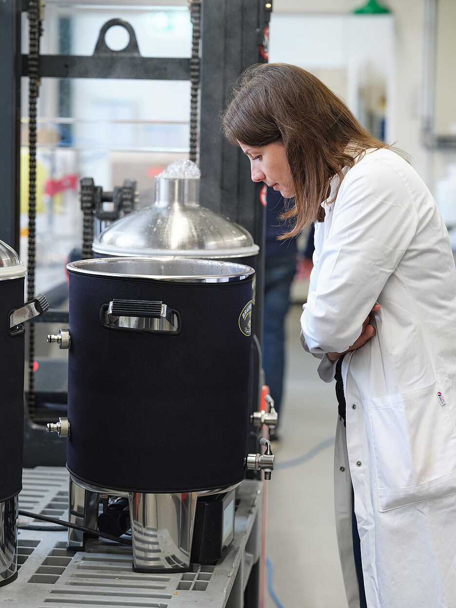 The experiment will have succeeded if the test subjects consider that the two new variants are almost indistinguishable from the classic Pils: Amandine André, Food Chemistry research group.