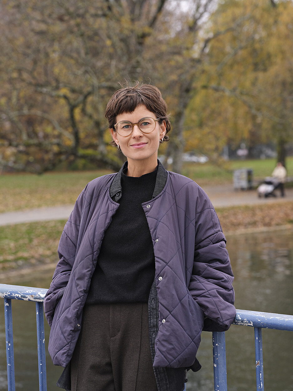 Sarah Wendle auf der Landiwiese